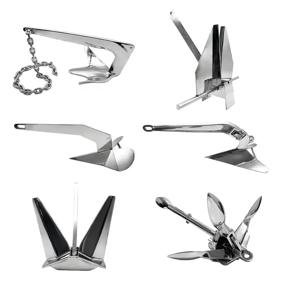 Custom Boat Anchors Stainless Steel Boat Anchor Marine Grade Premium 316 Delta Anchor 15Kgs