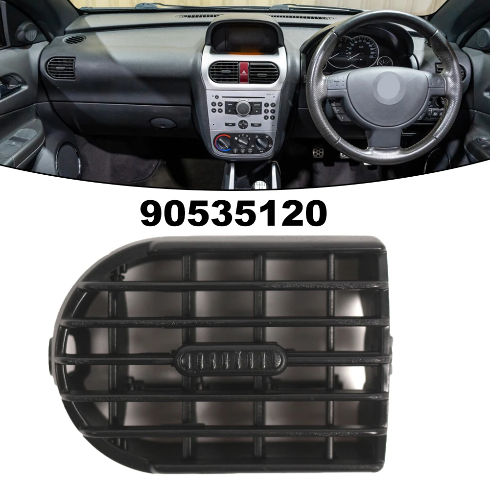 

For Vauxhall Corsa C 2001-2006 AC Vent Grille Dashboard Vent Replacement Black Quick Installation Easy Fit Wear-resistant