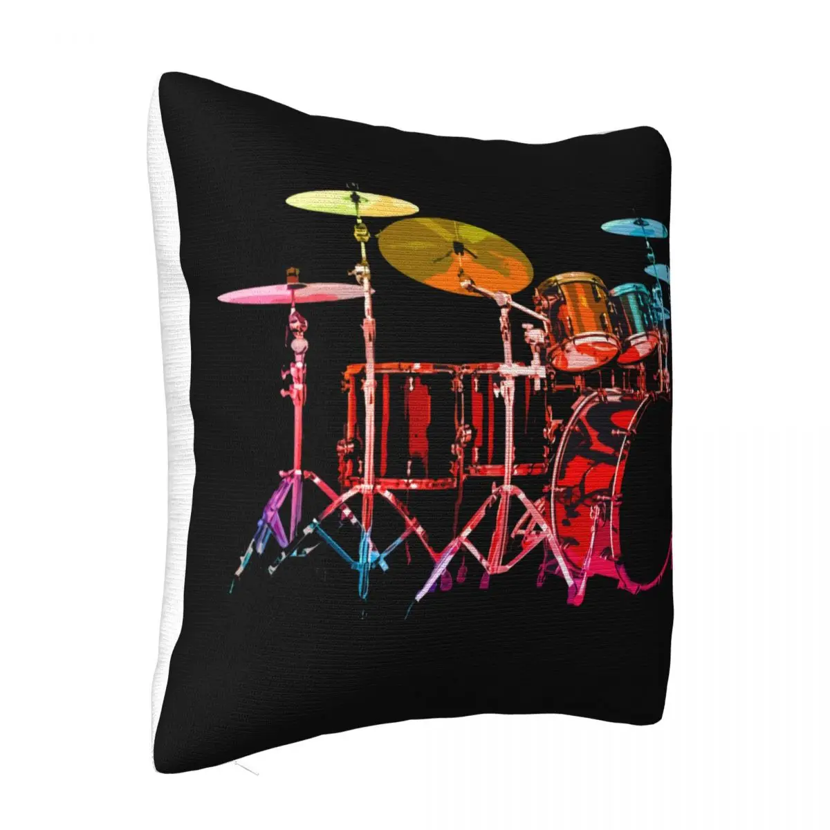 Funny Drumming Drum Set My Therapy Drummer Men Cotton S 5Xl Black Wholesale Boy Unisex Normal Loose Pillow Case