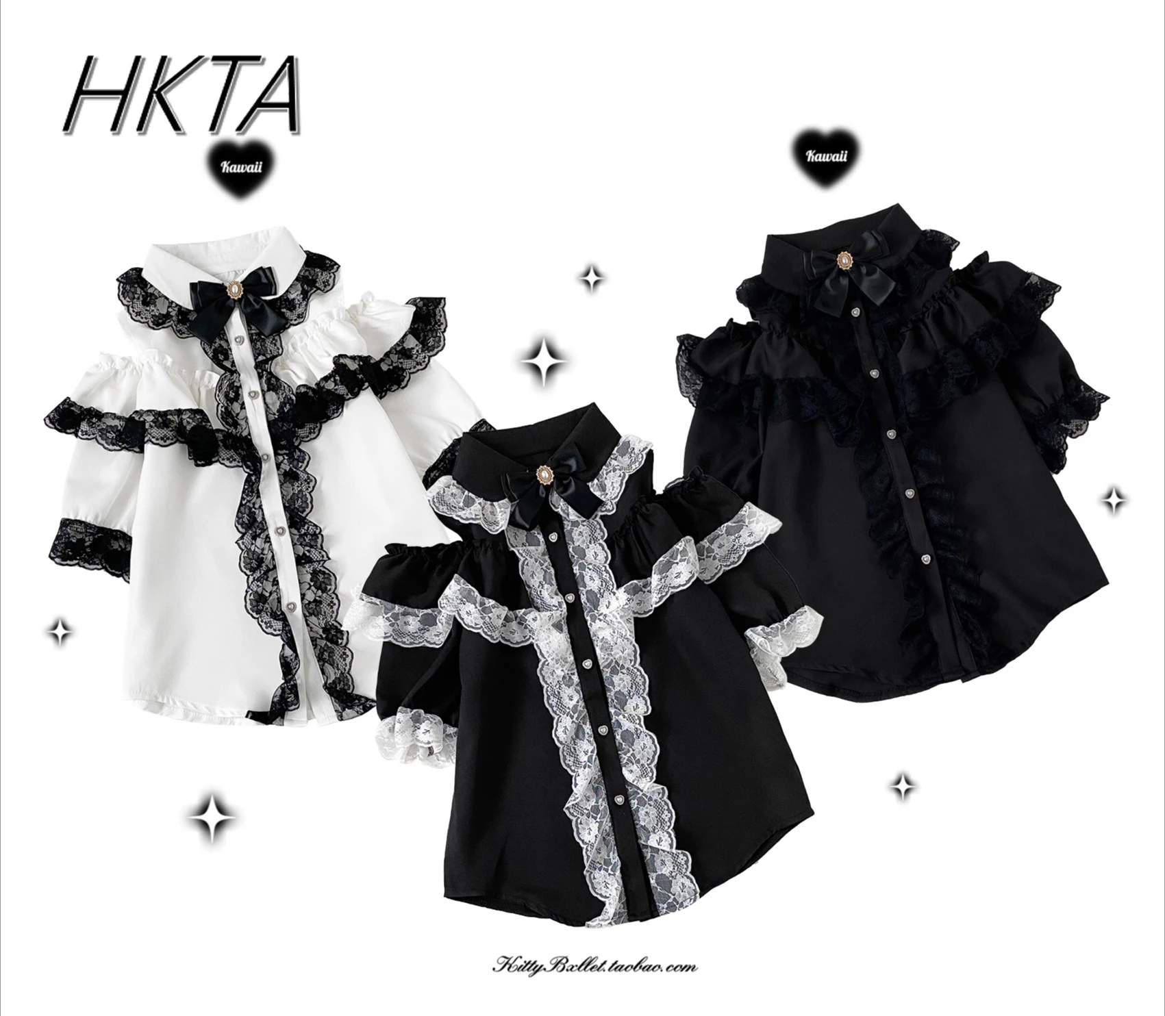 ญี่ปุ่น Lolita หวานน่ารักไหล่แขนสั้นเสื้อโปโลสีขาวเสื้อผู้หญิง Mine ลูกไม้เย็บ Hollow Bow เสื้อด้านบน