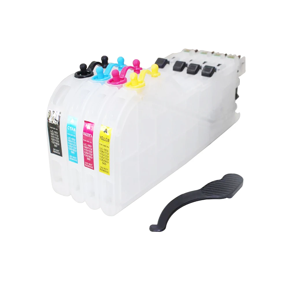 UP 1x No Chip compatible for LC103 LC133 LC123 LC223 LC203  LC229 LC233 LC235 LC237 LC239 LC563 LC665 LC667 refill ink cartridge