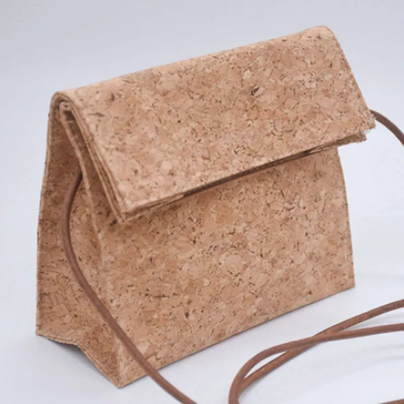 Classic Design Versatile Fashion Retro Washable Kraft Paper Shoulder Bag Women\'s Messenger Bag Mobile Phone Small Bag