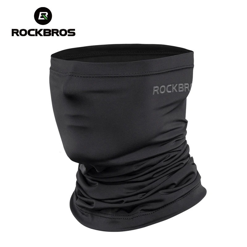 ROCKBROS Summer Scarf Sun Protection Cycling Headwear Women Men Bicycle Scarves Bandana Absorb Sweat Breathable Bike Scarf Bib