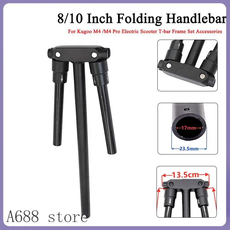 

10Inch 8Inch Electric Scooter Handle Bar Folding T Shape For Kugoo Speedway Grips Replacement Refitted Parts