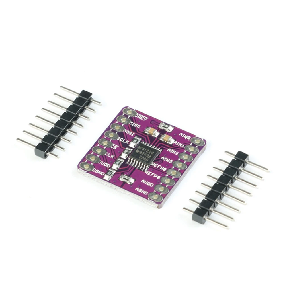 CJMCU-1220 ADS1220 ADC 24 Bit A/D Converter Module I2C Low Power 24 Bit Analog-To-Digital Converter Sensor Module