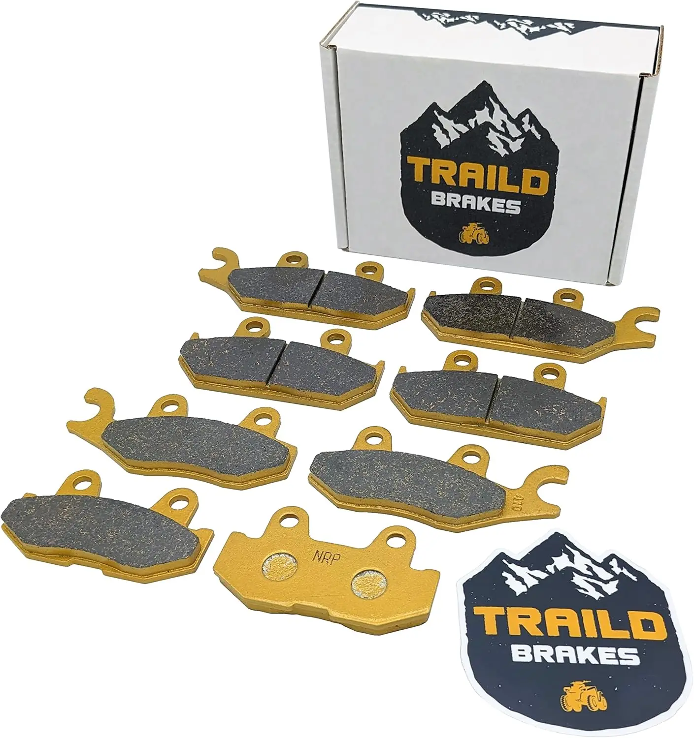 

Комплект керамических тормозных колодок для Yamaha Viking 700/Viking VI 2014-2025, керамические тормозные колодки (полный автомобильный комплект с стояночным тормозом)