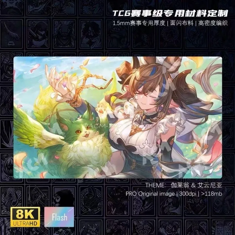 

Игровой коврик для карточных игр Shadowverse Series 600x350 мм Galleon Aiolon, анимационный, WGP2025, DIY, серия Extraordinary World, одиночный игровой коврик