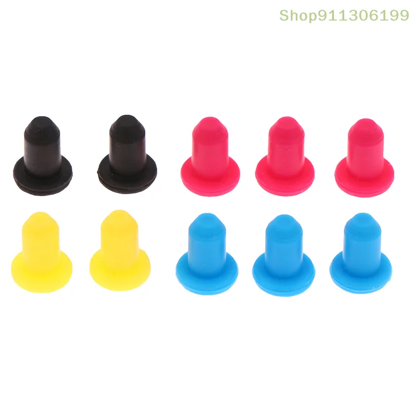 10pcs Random 4mm High Elastic Refitting Tool Ink Cartridge Fixed Printer Inkjet Accessories Rubber Seal Silicone Plug