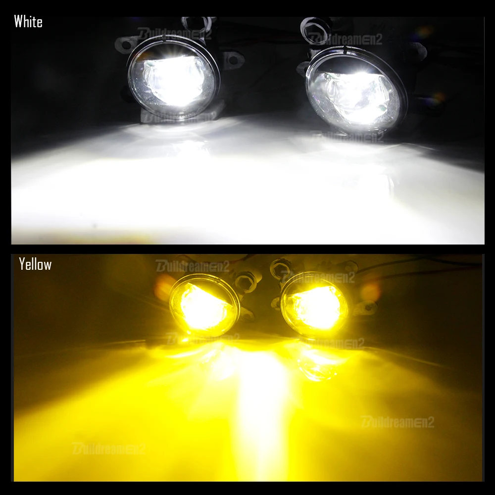 2 X Car Canbus LED Fog Light Assembly For Ford Puma 2019 2020 2021 2022 2023 30W 8000LM Fog Daytime Running Lamp DRL H11 12V - view 2