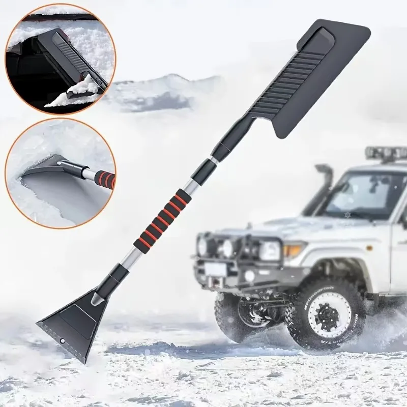 Universal Car Detachable Snow Brush Front Windshield Ice Scraping Defrost Broom Extendable Snow Shovel Ice Scraper Brush