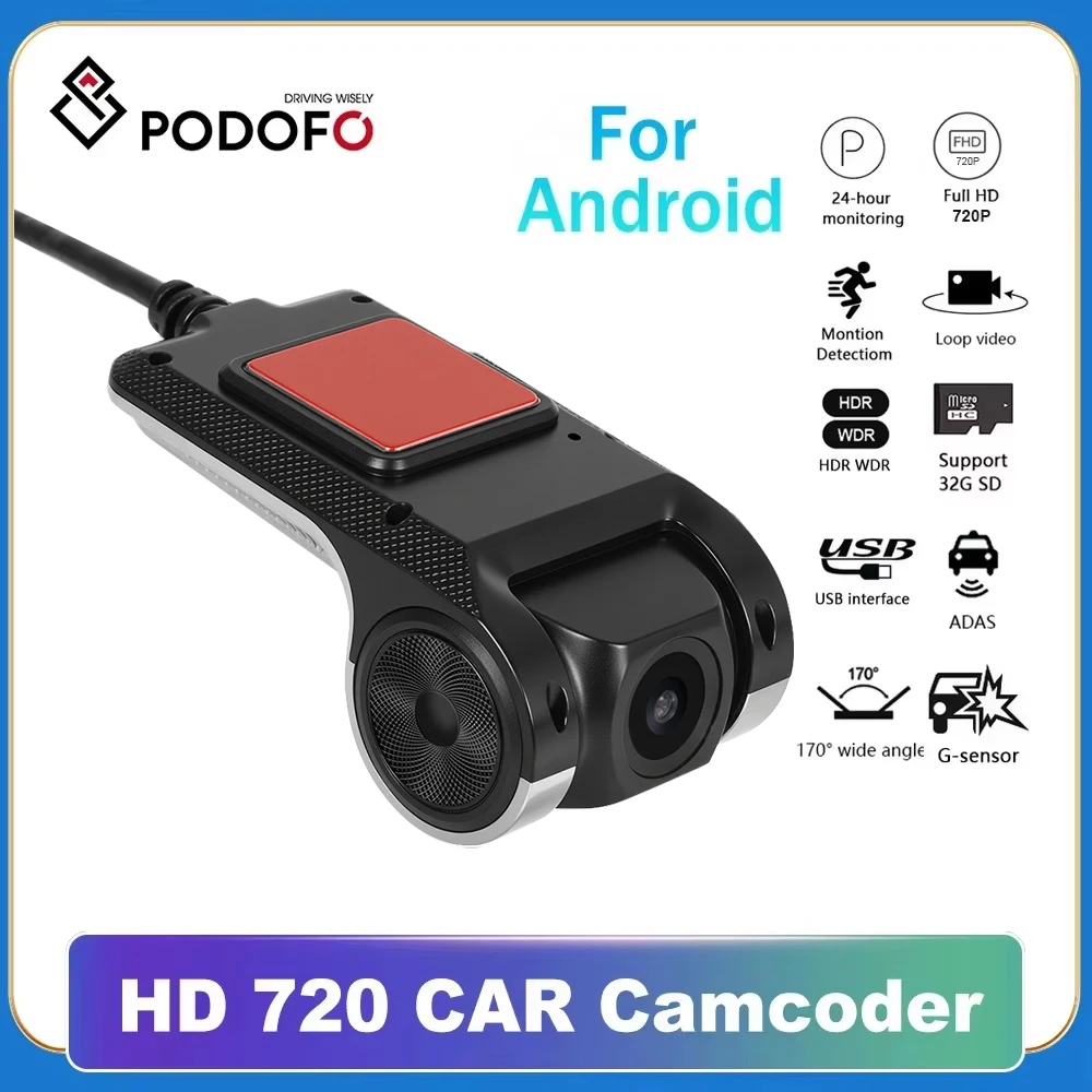 adas dash cam dvr 1080