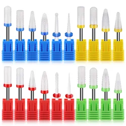 Ceramic Nail Drill Bit 3/32 Nail Drill Bits for Acrylic Nails Gel Nail Polish Professional Electric Manicure Machine Accessories