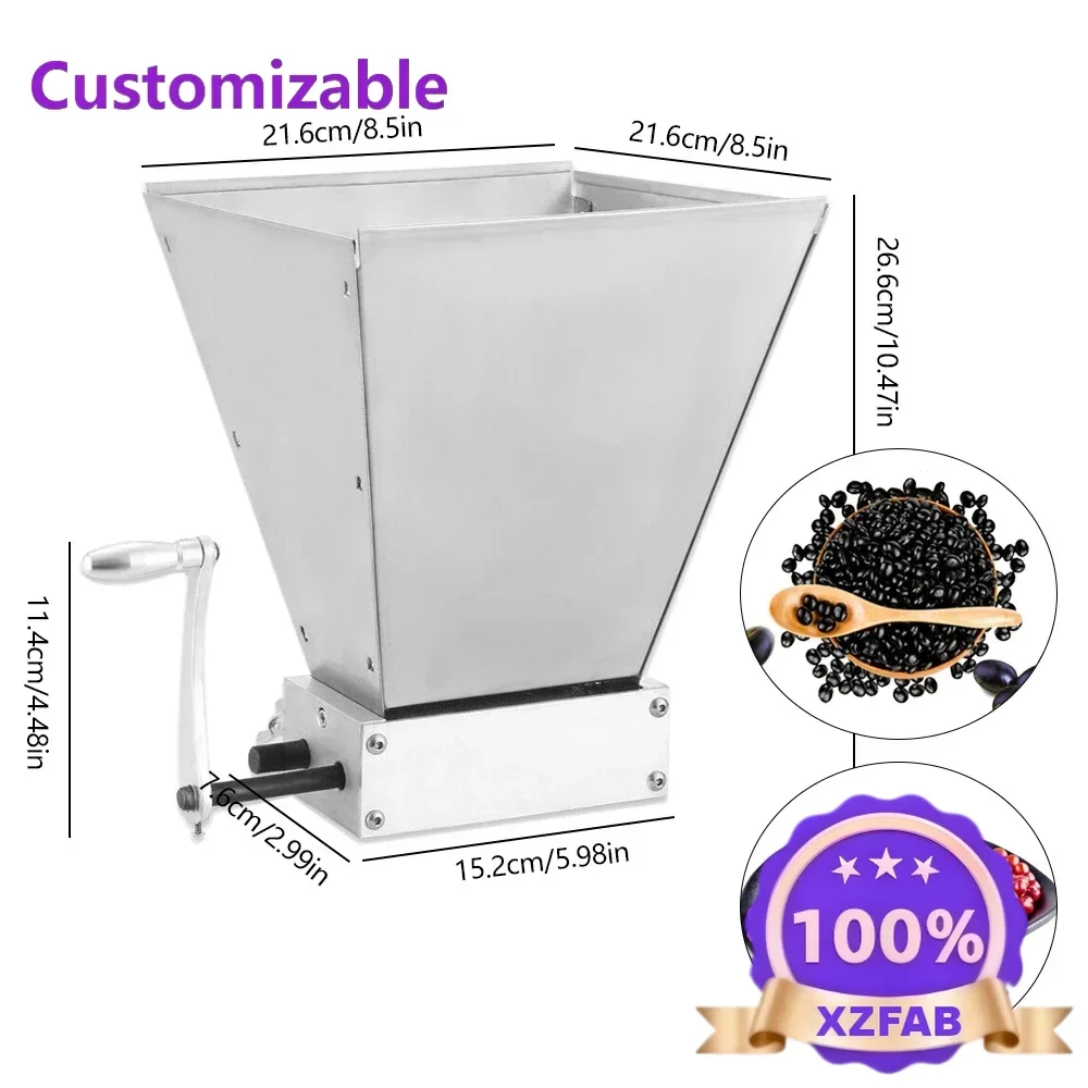 Factory Direct 2026 High Quality Durable Wet Dry Grain Wheat Malt Crusher Homebrewer Flour Feed Mill Cereal Grinder