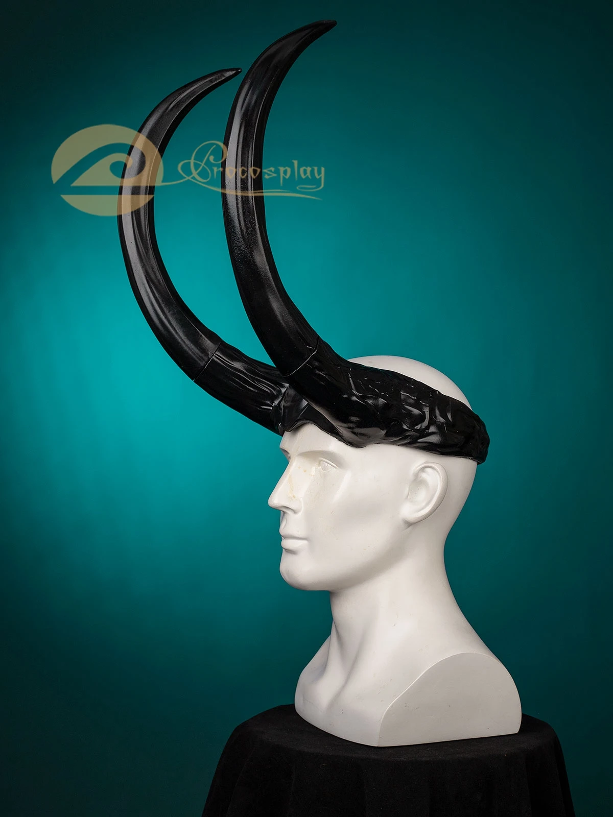 Loki Helmet Horns Cosplay Accessories Movie PVC Headgear Halloween Prop C08725