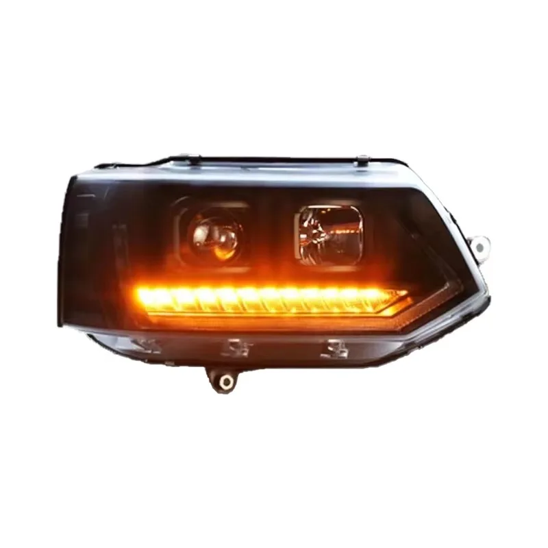 Suitable for VW Caravelle Headlight Assembly T5 Modified LED Daytime Running Light Tow Cable Turn Signal Lamp Headlight