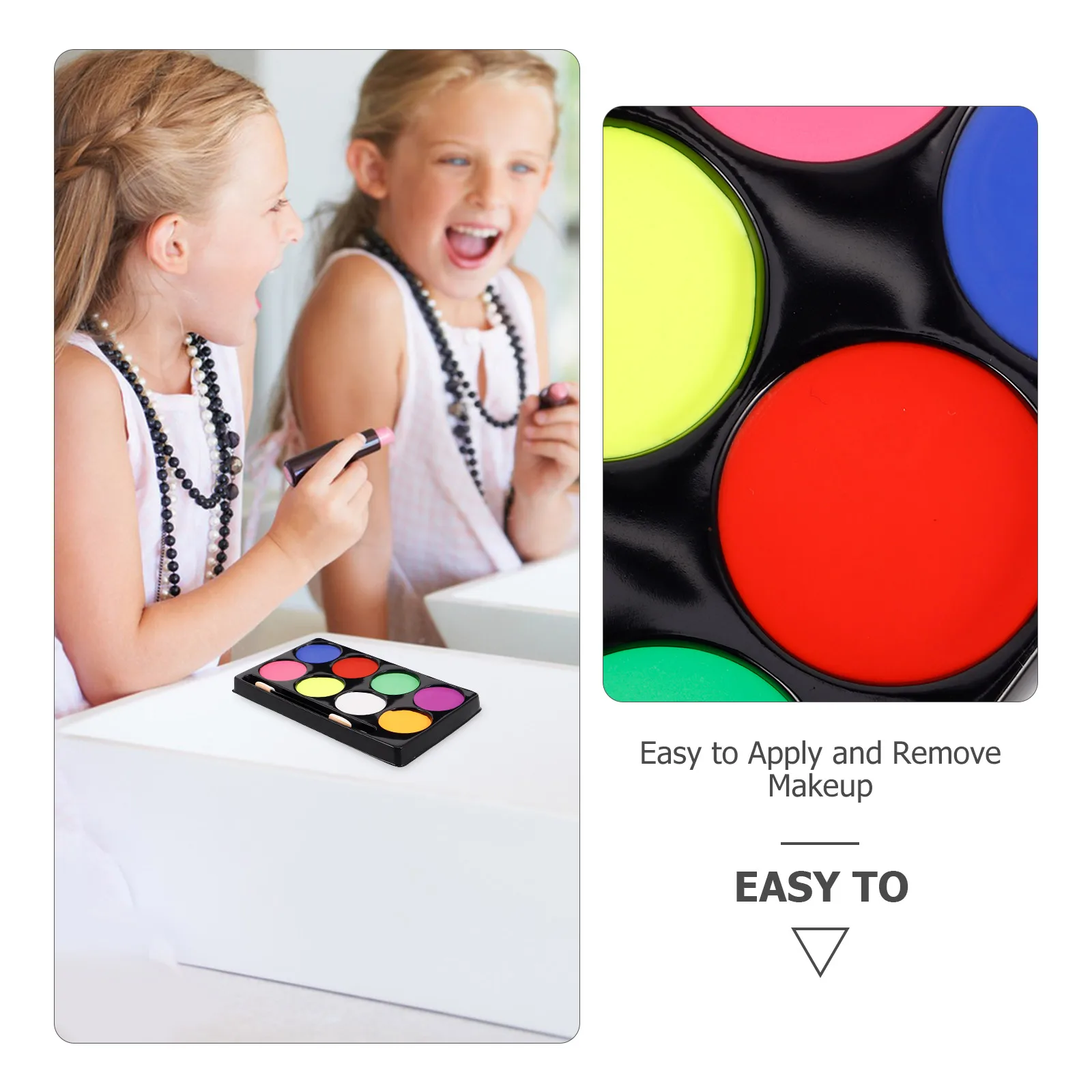 2 صندوق لوحة طلاء زيتية 8 ألوان زاهية طلاء الجسم مهرجان مرحلة الحفلات ماكياج تأثيري صبغة الوجه الفنية