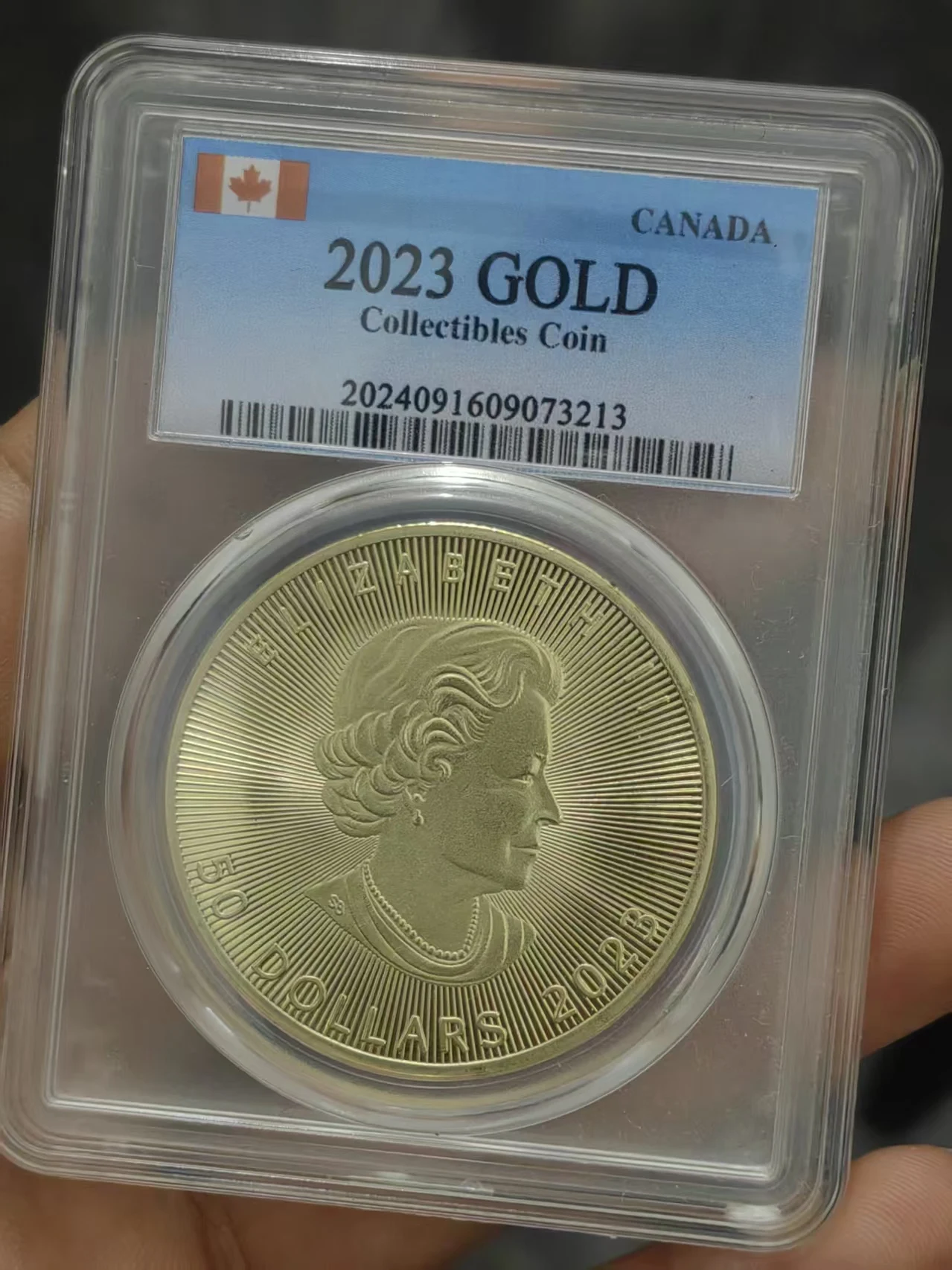 2023 عملات أوراق القيقب الكندية 1 أوقية عملات ذهبية وفضية مختومة في صناديق تخزين عالية الجودة عملات تحدي monedas