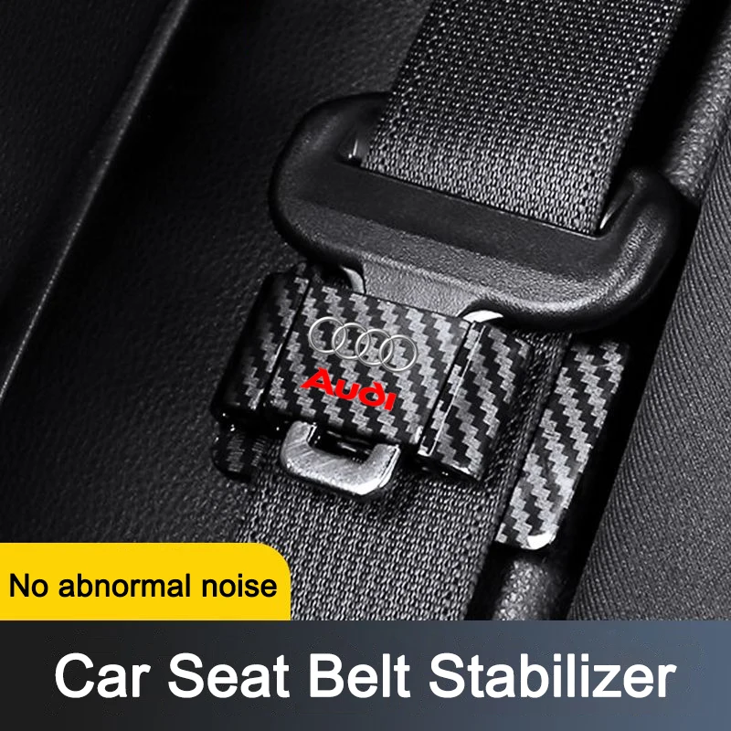 Car Safety Belt Limit Fixed Buckle Spacing Adjust SeatBelt Non-slip Buckle For Audi RS A1 A3 A4 B7 B8 A5 A6 A7 A8 Q3 Q5 Q7 Q8 TT view 4