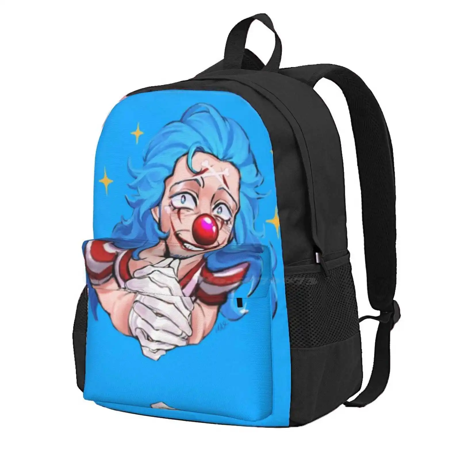 Buggy The Clown ?Pin Buttons? ?Sticker? Hot Sale Schoolbag Backpack Fashion Bags Buggy Colorspread Wano Egghead Beach Shanks