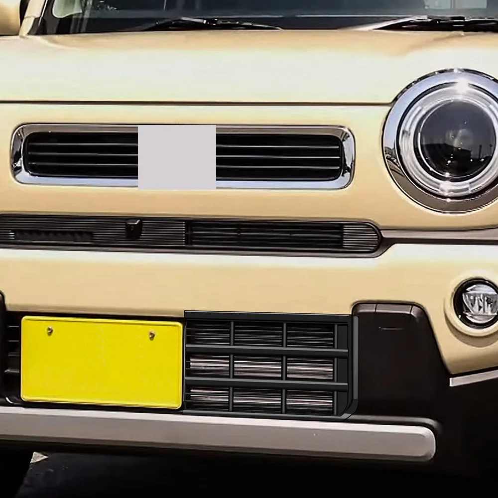 

Для SUZUKI HUSTLER 2020, передний бампер автомобиля, центральная нижняя решетка, сетчатая защита, крышка воздухозаборника, автомобильный отбойник