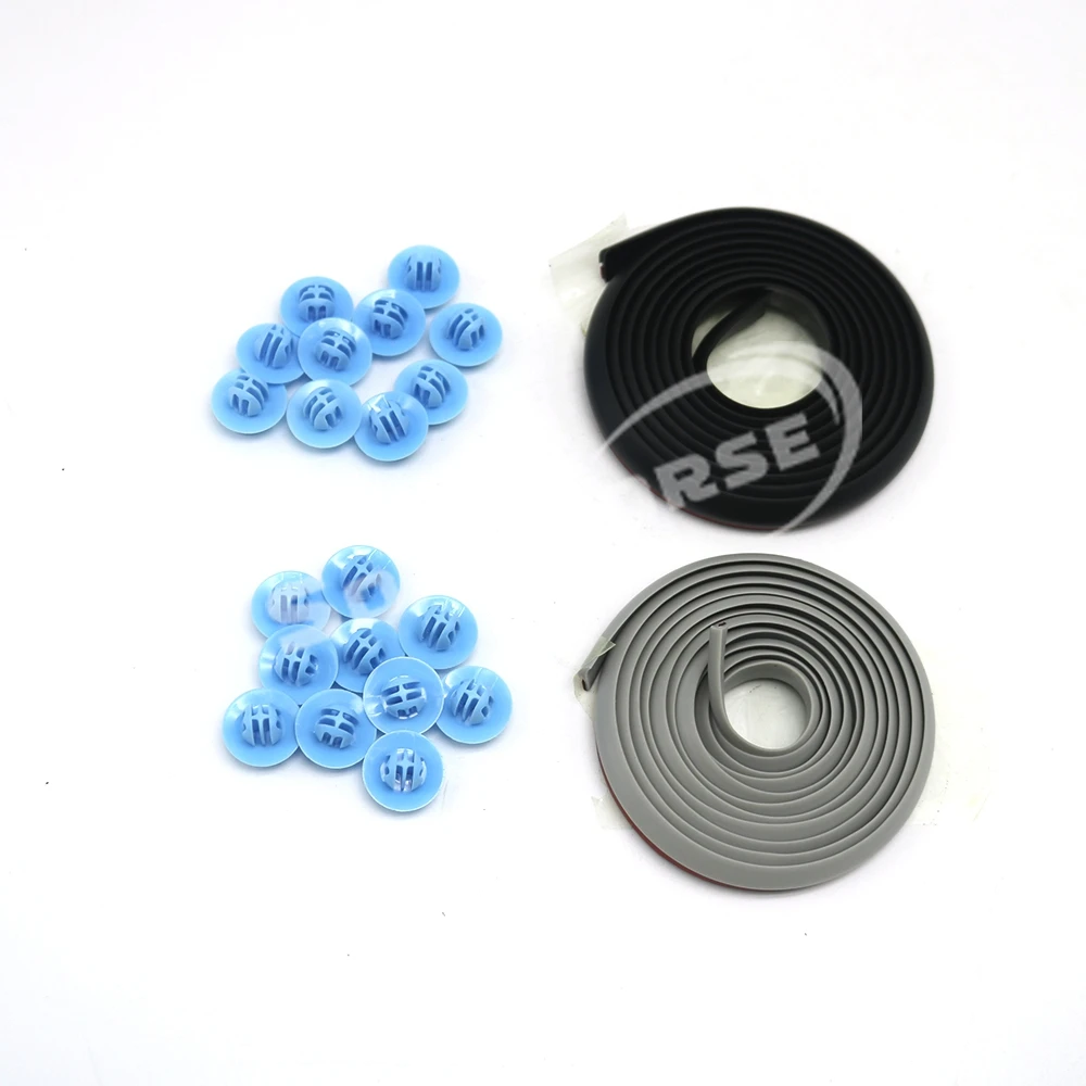 Front Rear Overfender Wheel Fender Rubber Seal Strip With Clip For Mitsubishi Challenger L200 Pajero Sport Nativa Shogun Montero