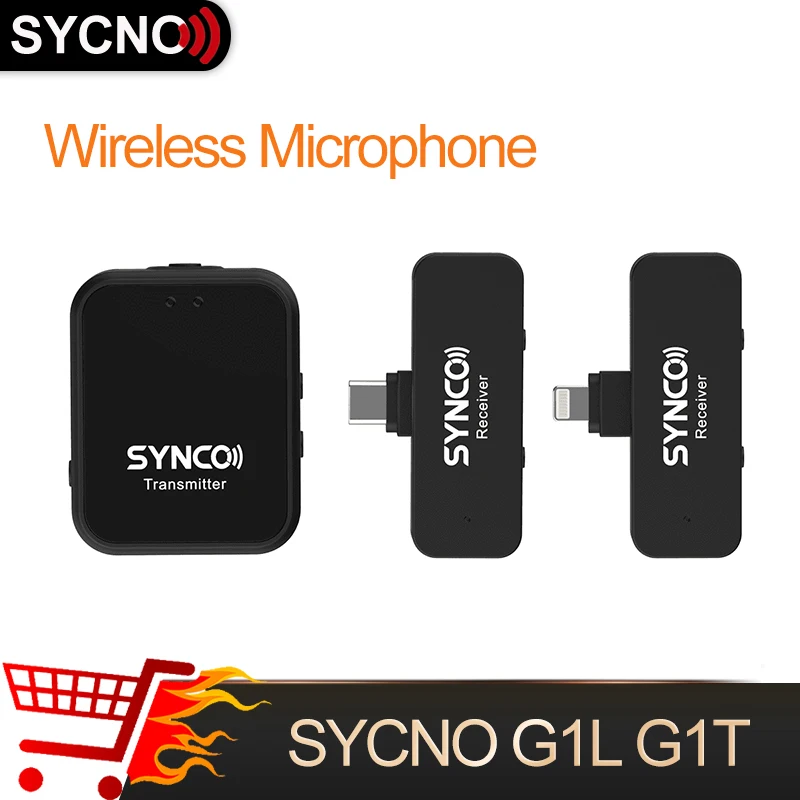 

SYNCO G1L G1T Wireless Lapel Microphone Mini Microphone With Voice Changer Professional Lavalier Mic for Cell Phone PC Youtube