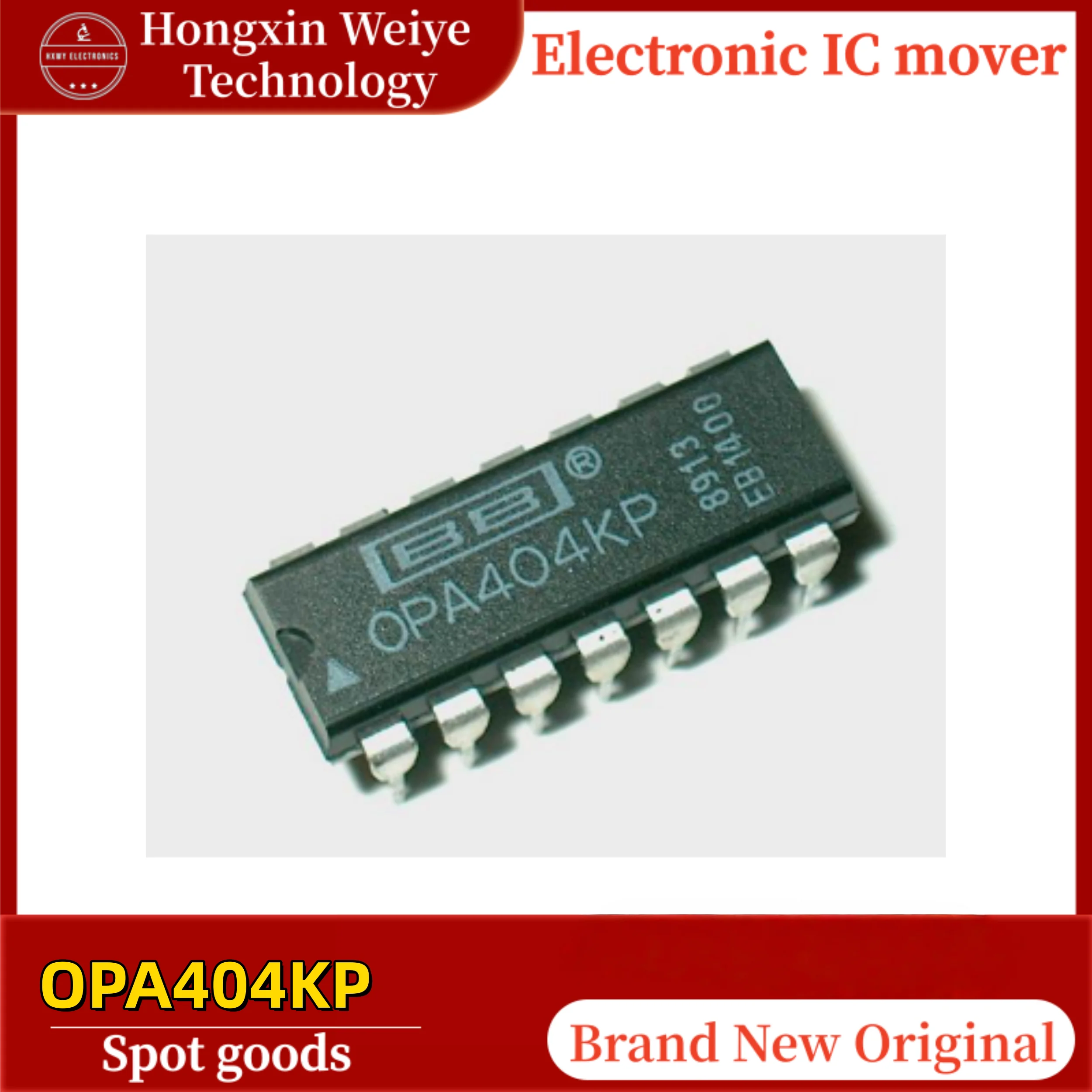 

1/5 PCS OPA404KP DIP-14 36V 6.4MHz Operational Amplifier Brand New In Stock