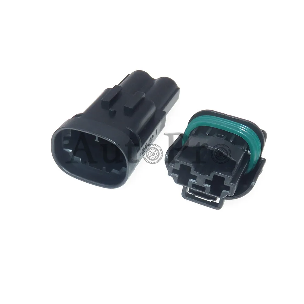 1 Set 2 Way 1544317-1 1544678-2 AC Assembly Car Waterproof Large Power Current Plastic Housing Plug Auto Fan Motor Cable Socket
