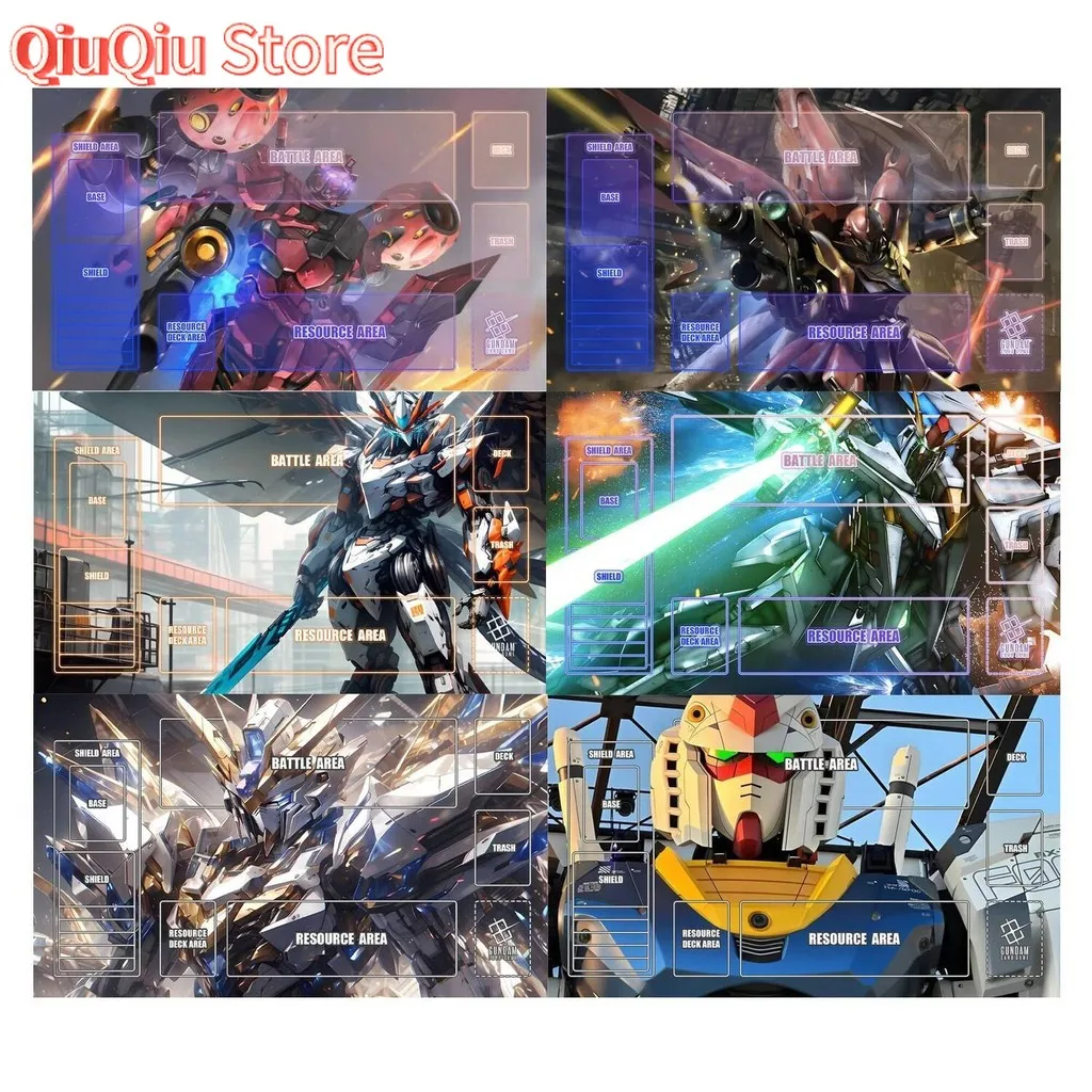 

20 моделей 600X350X2 мм Diy Gundamed Gcg Card Battle Mat Tcg Single Player Board Game Card Battle Card Pad Аниме Card Toys