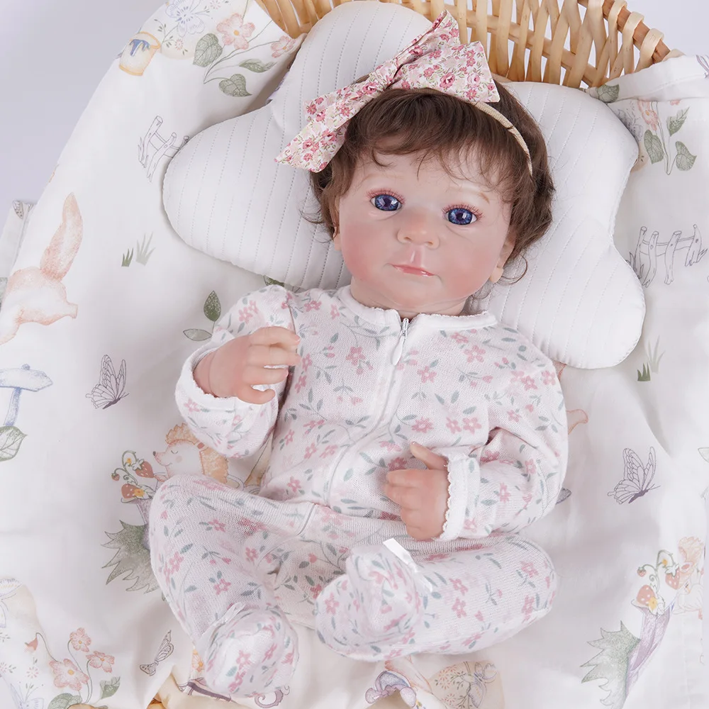 Bambola rinata da 8 pollici e 49 cm con pelle morbida e vene simulate con vasi sanguigni visibili, regalo del festival