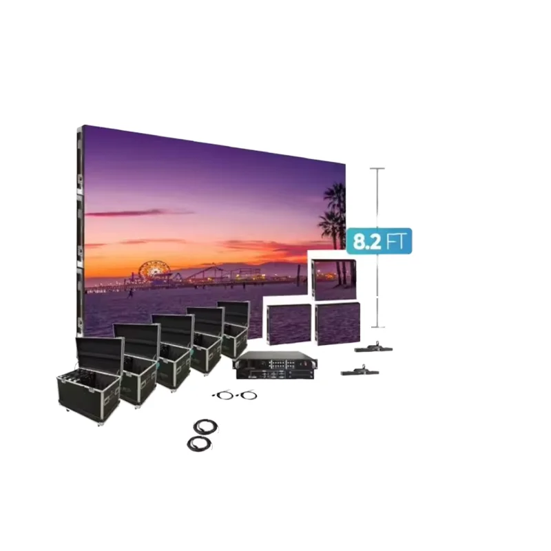 Ultra-Thin 4mm Pixel Outdoor LED Video Wall Panel SMD HD Full Color for Advertising OEM Supplier for Subways Elevators
