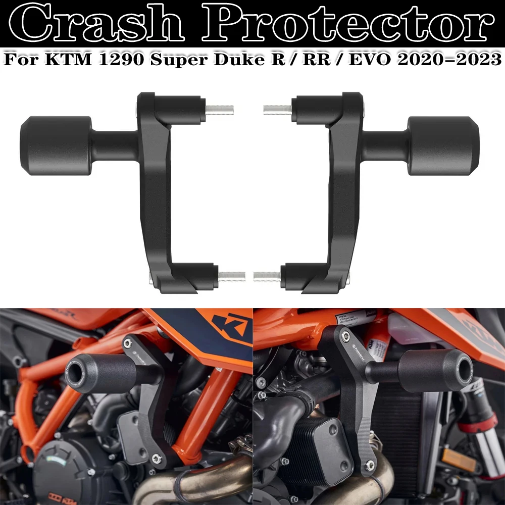 

For KTM 1290 Super Duke R / RR / EVO 2020-2023 Motorcycle Crash Bobbins Landing Protection