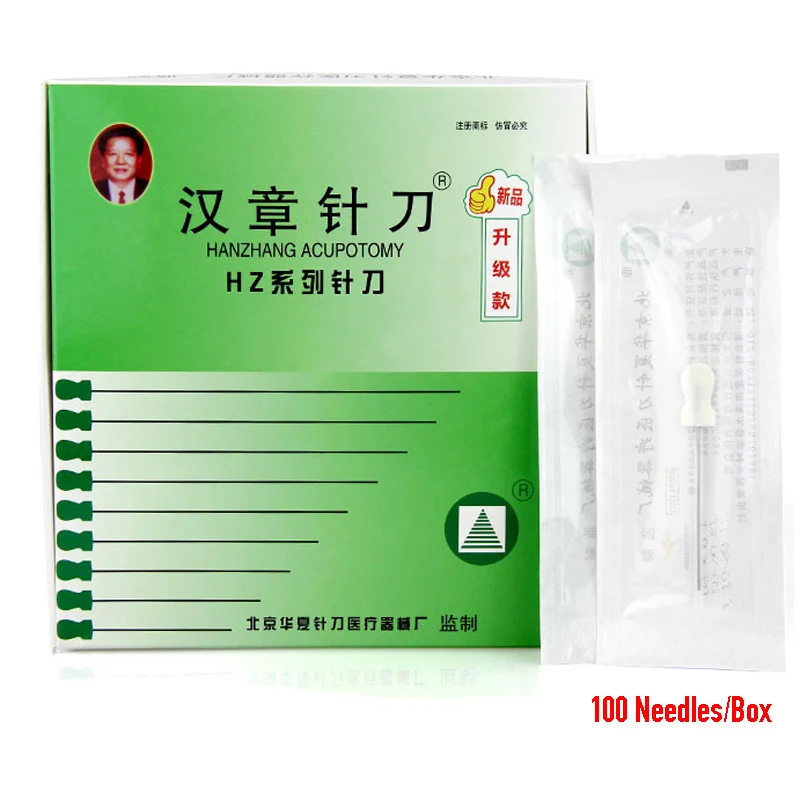 

100 Pcs /lot High Quality Disposable Sterile Acupuncture Small Needle Knife Blade Ultrafine Needle Knife Needle Acupotomology