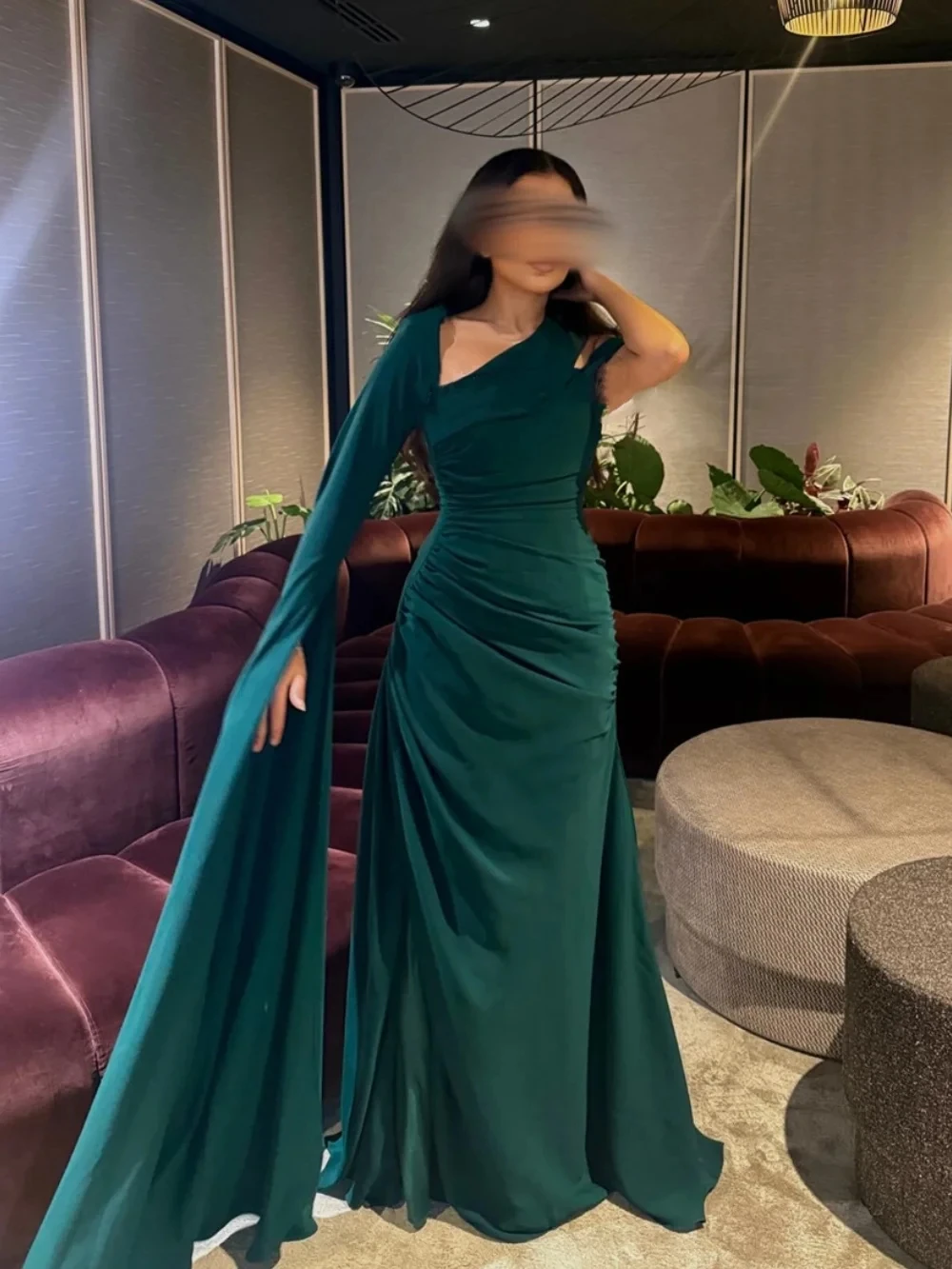 Teal feminino festa longo sob medida ocasião vestido de noite vestidos de baile pastrol unissex camisa retro dubai árabe saudita personalizado