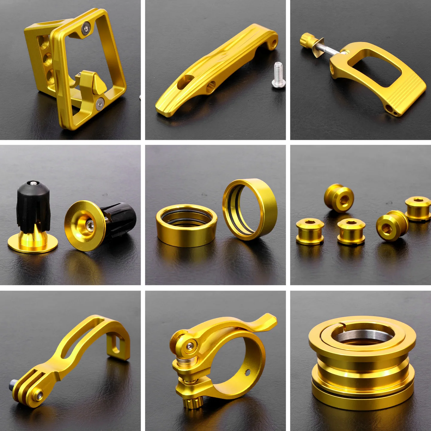 Folding car modification accessories set aluminum alloy anodized lightweight upgrade parts full car accessories combination tool