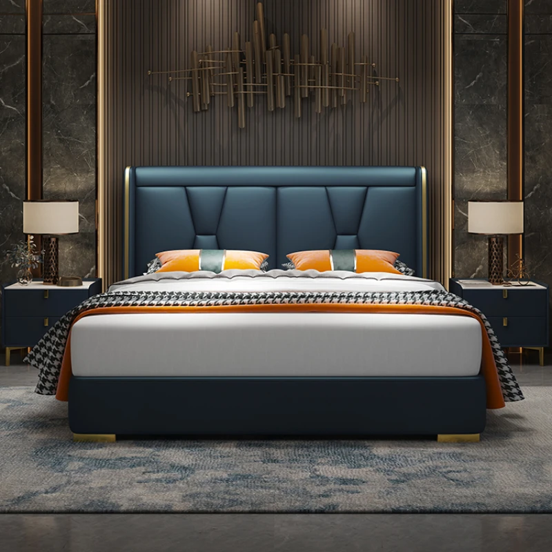 

Luxury Queen Bed Frames Designer Aesthetic High End Bed Frame King Size Modern Nordic Meubles De Chambre Bedroom Furniture