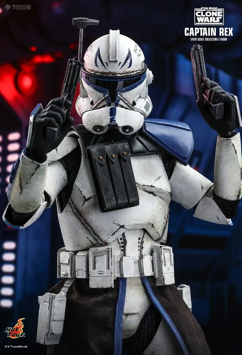 ホットトイズ オリジナル 1/6 可動ドール TMSシリーズ 18 スターウォーズ クローンウォーズ キャプテン・レックス アニメ アクションフィギュア モデル玩具 男の子向けギフト