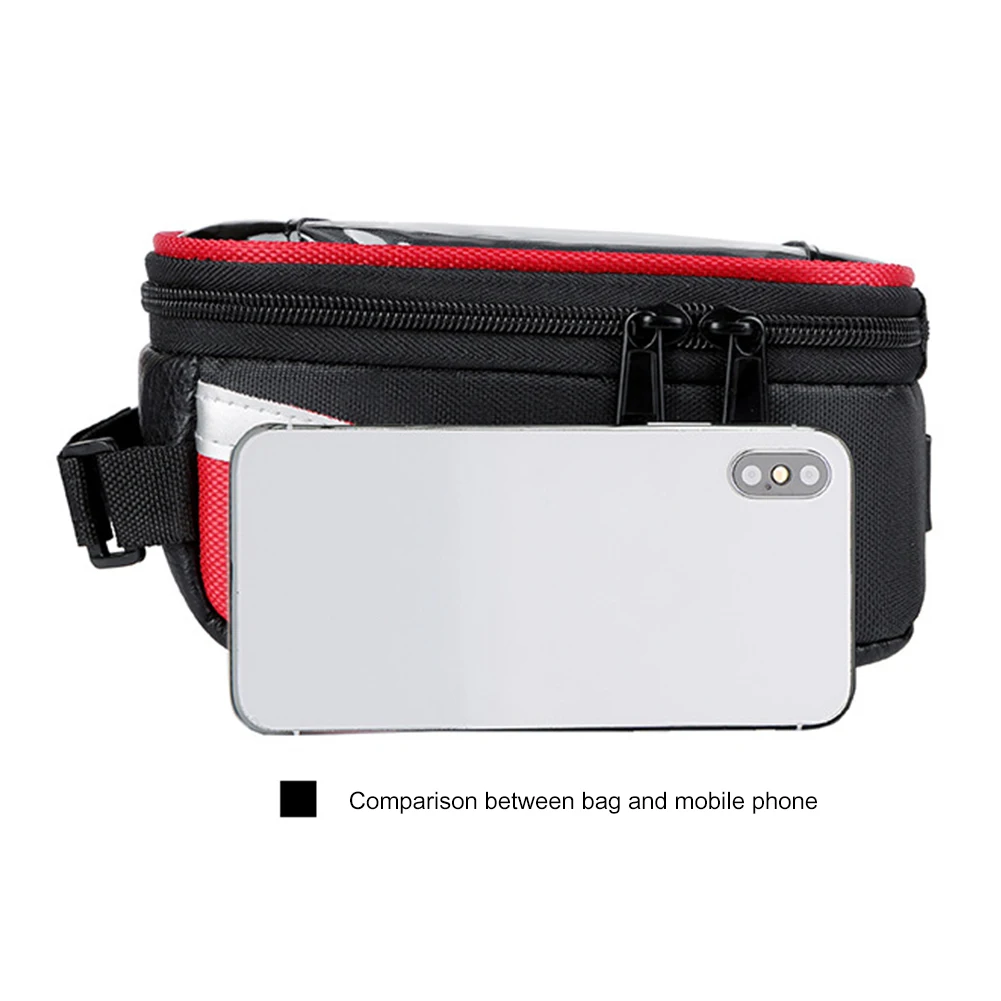 

Water MTB Bike Bag Front Tube Touch Screen Mobile Phone Holder Case