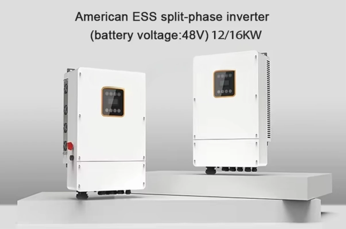 MEGAREVO R12KLNA R16KLNA 10kw 12kw 16kw Hybrid Solar Inverter Split Phase 120/240V Pure Sine Wave Charger Inverter