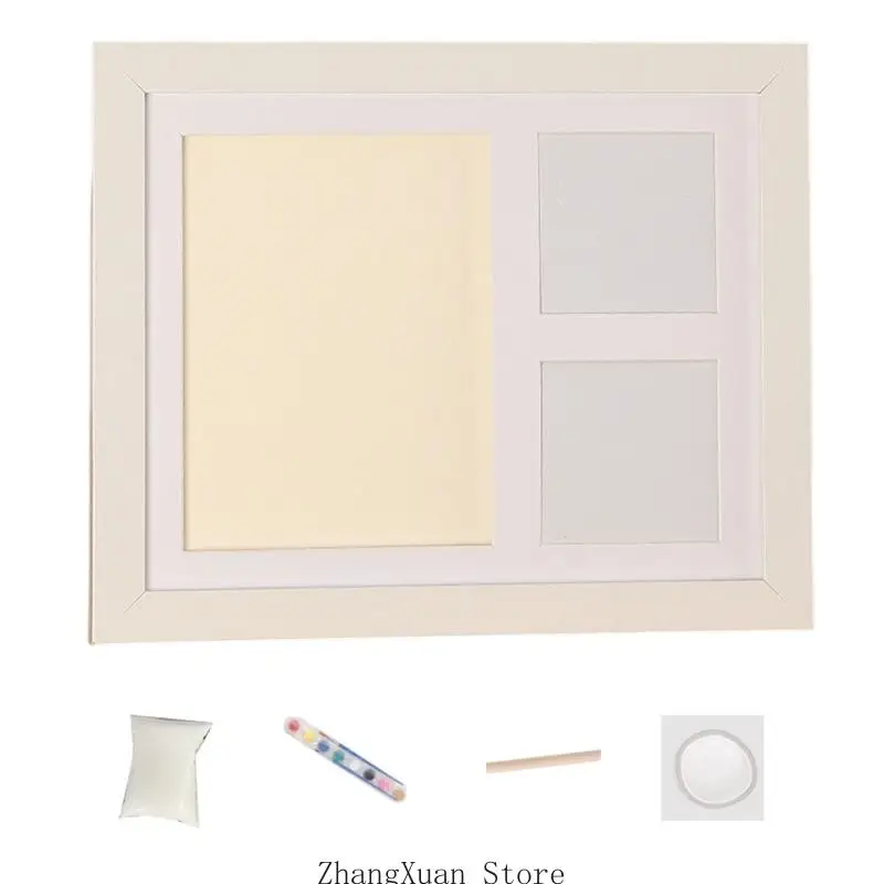 Fotorahmen-Set mit Tierpfoten-Aufdruck für Hundebesitzer und Regaldisplay 3XUF – Detail 5