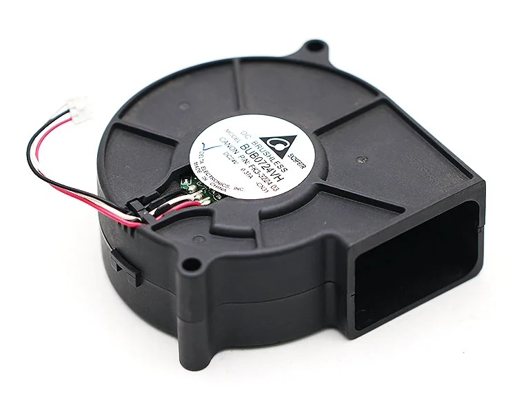 ل Bub0724vh 7530 24 فولت 0.37a 7 سنتيمتر الطرد المركزي التوربينات منفاخ مروحة التبريد #3