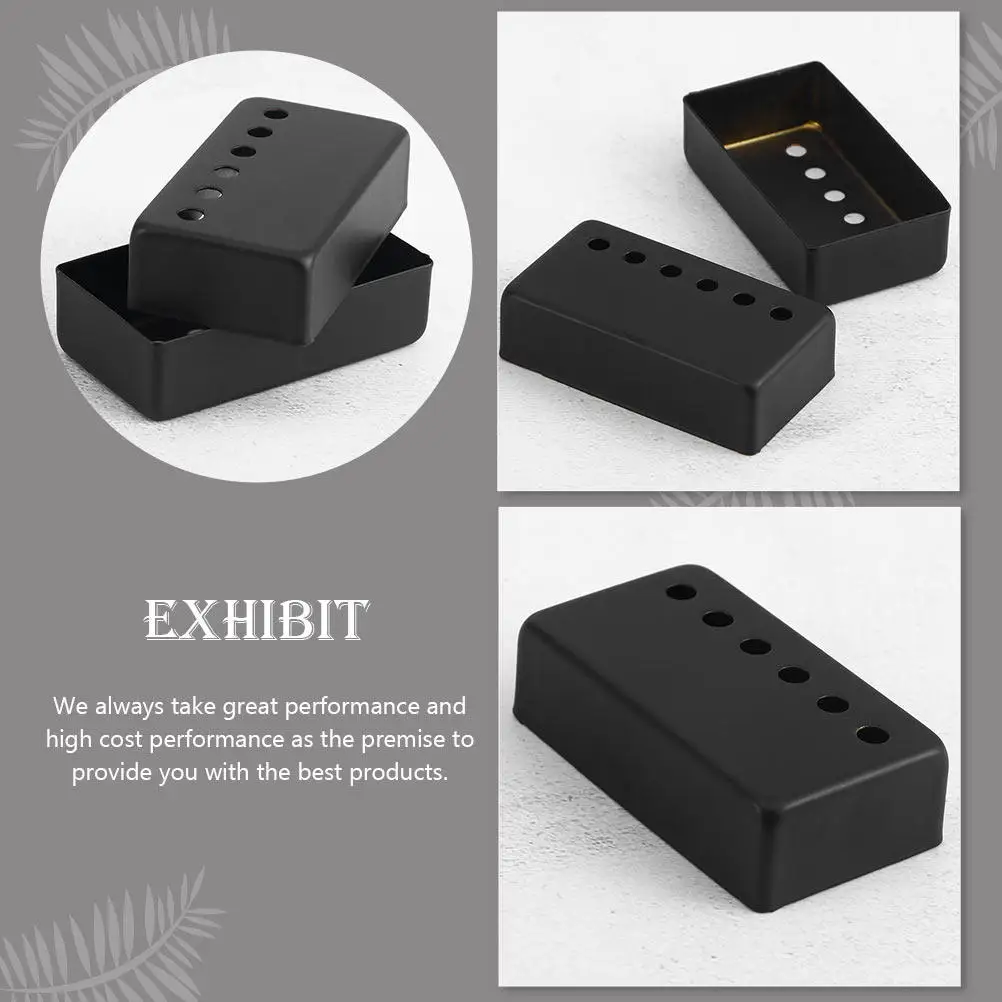 Humbucker Pickup Cover Copper 6 Air Holes Electric Guitar Protective Metal Cap Impact Resistant Long Term Use Music Instrument