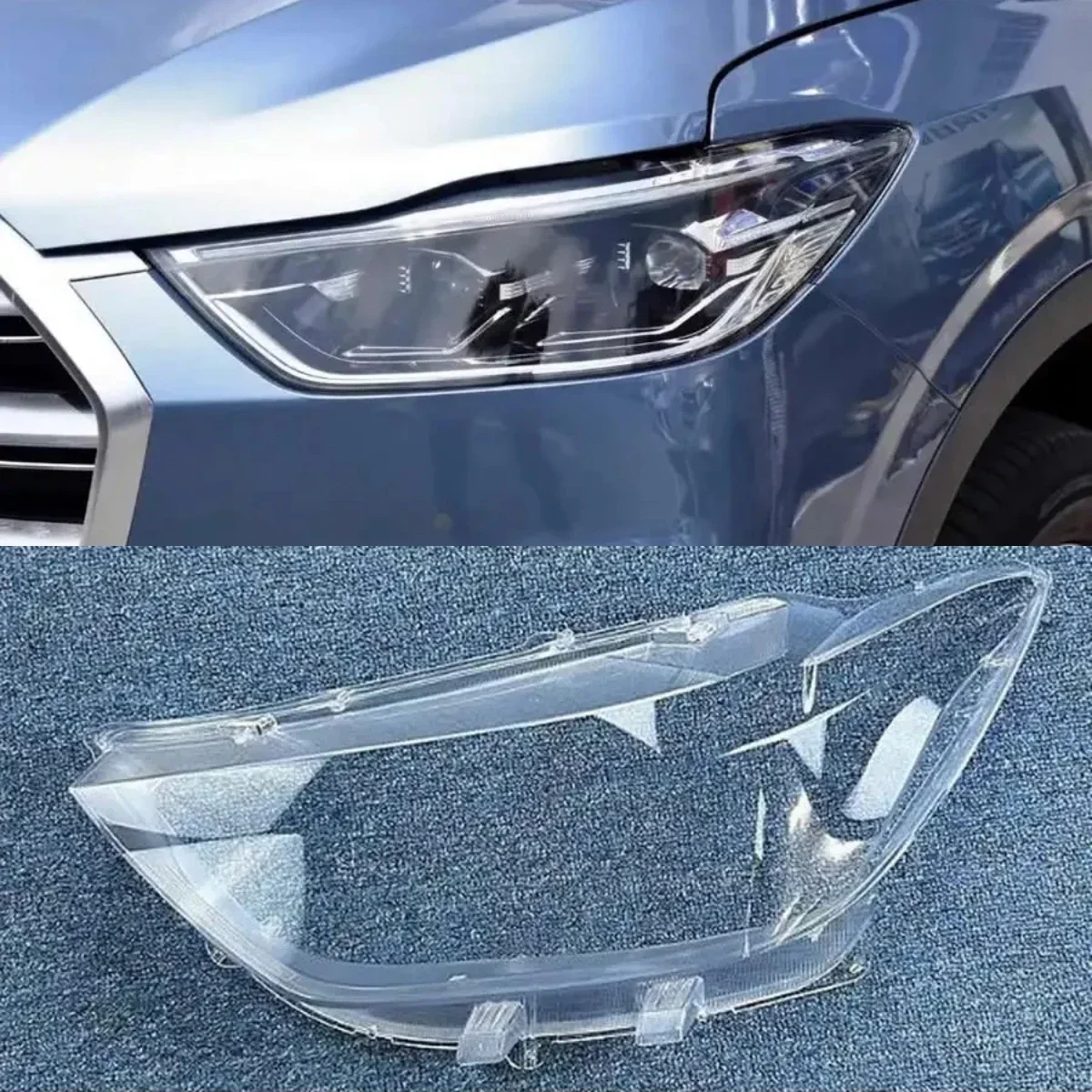 For Saic Maxus D90 Headlamp Cover Shade Headlight Transparent Lens Shell Plexiglass Auto Replacement Parts 2016 2017 2018 2019