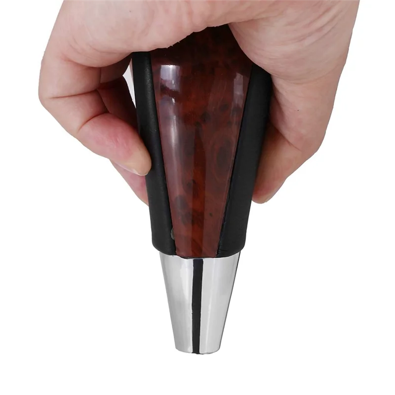 2PCS Wood Grain Car Gear Shift Knob For Toyota Corolla Camry/Harrier Fortuner Crown Land Cruiser Lever Shifter Stick Accessories - Image 2