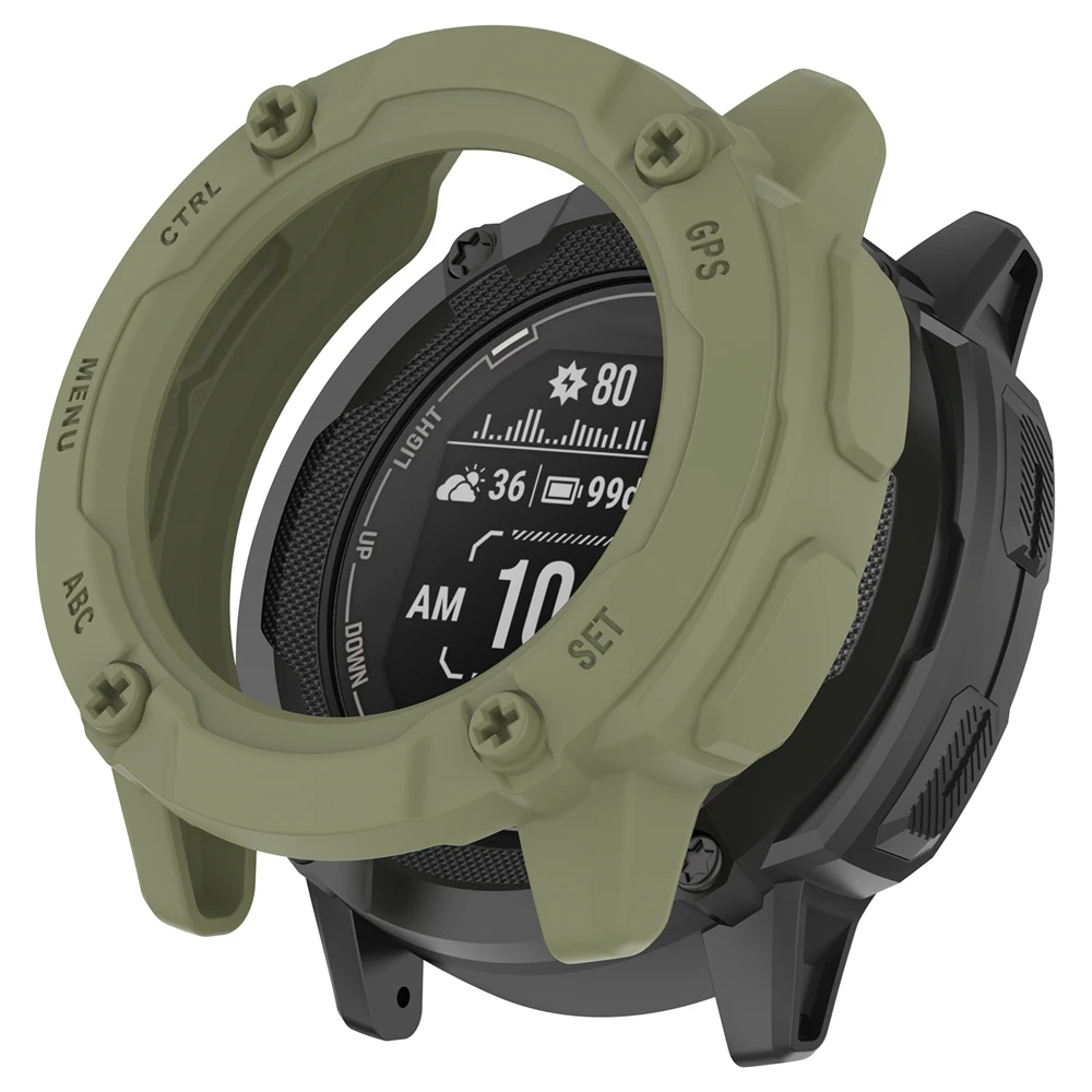 ฝาครอบเคส TPU สำหรับ Garmin Instinct 2x สมาร์ทวอท์ชเกราะชิ้นส่วนเปลือกกรอบ