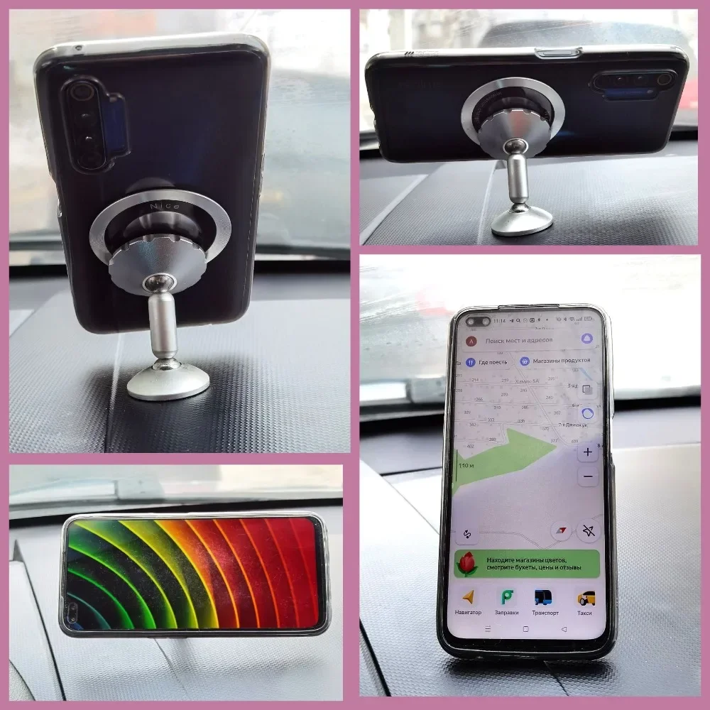 1Pcs 자기 금속 반지 범용 휴대 전화 자석 플레이트 무선 충전기 스탠드에 대 한 자기 접착