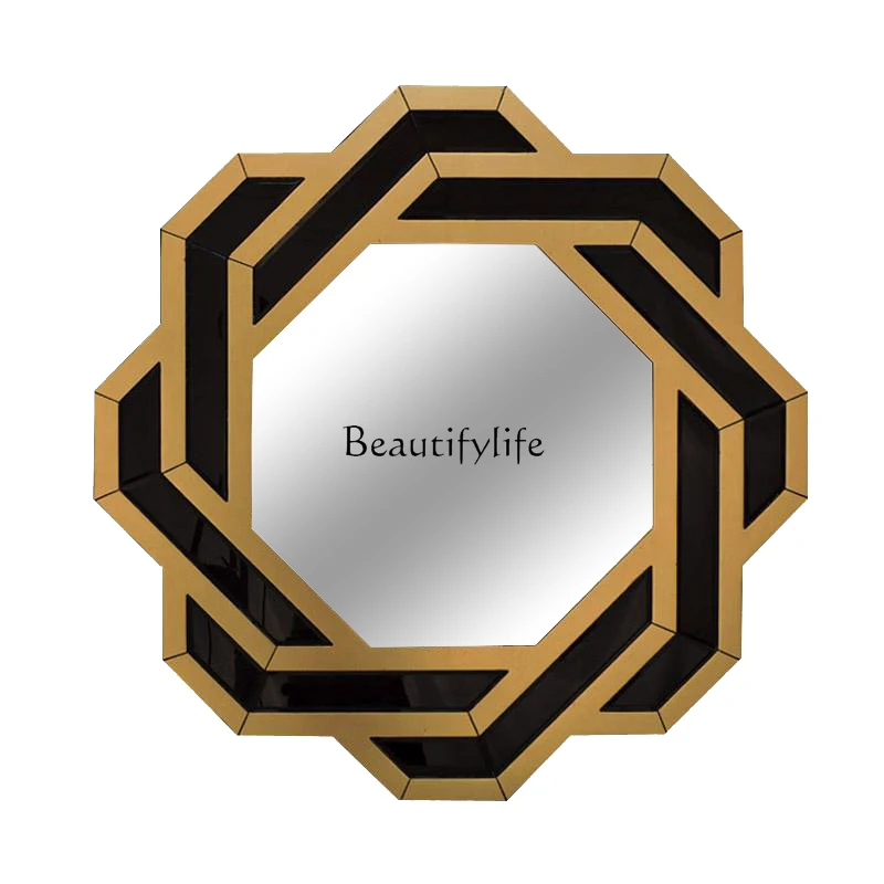 Entrance wall hanging mirror decorative mirror decoration living room sofa background wall