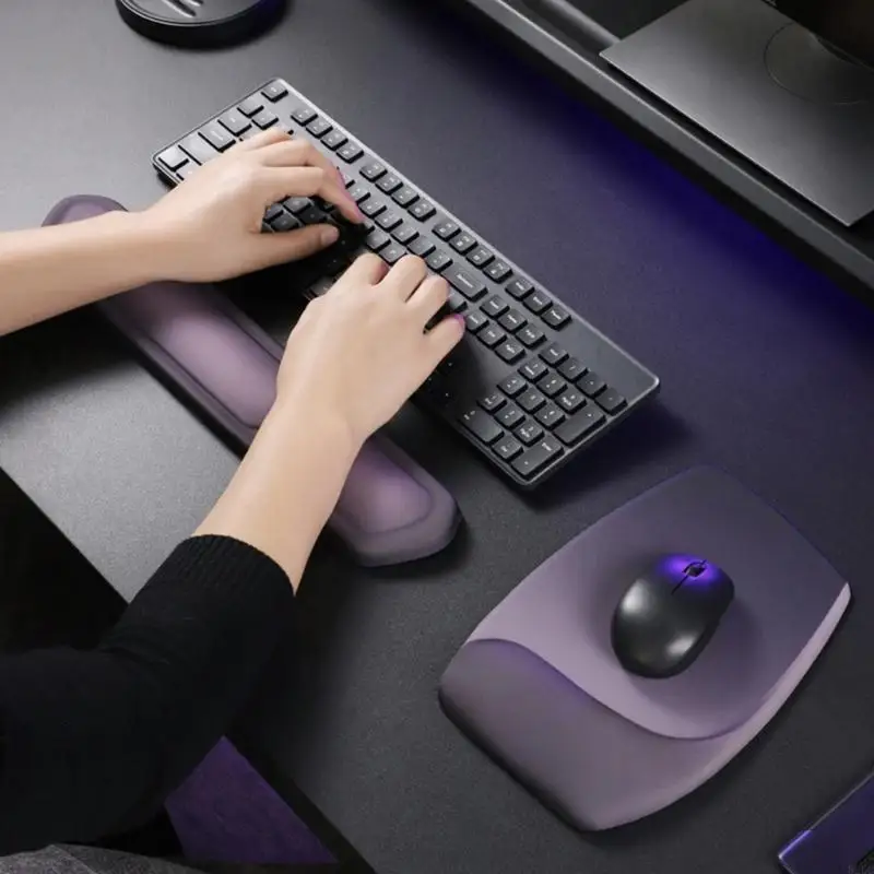 Comfortable Keyboards Wrist Rest Silicone And Memory Foam To Reduce Hand Fatigue 896C