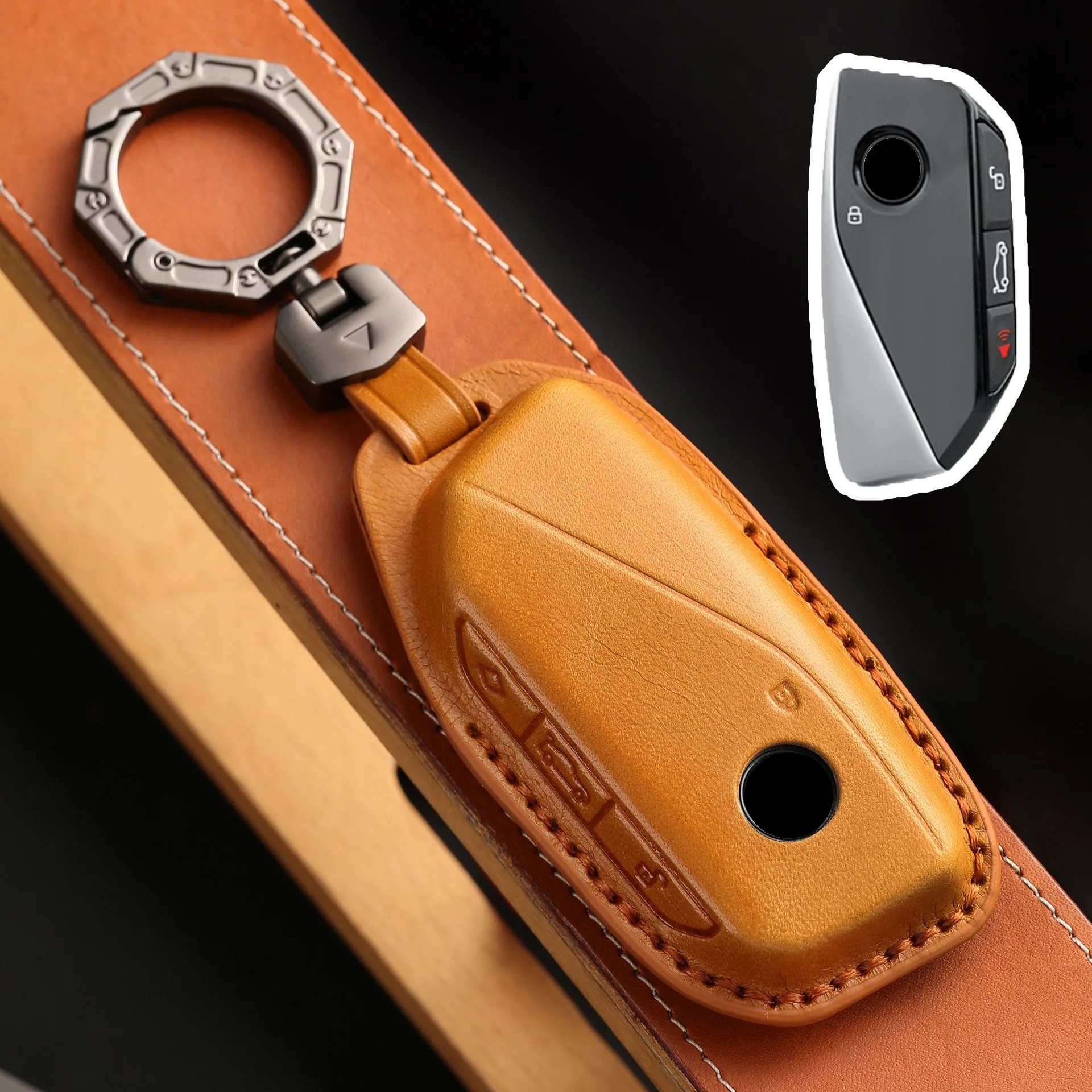 Genuine Leather Car… - image