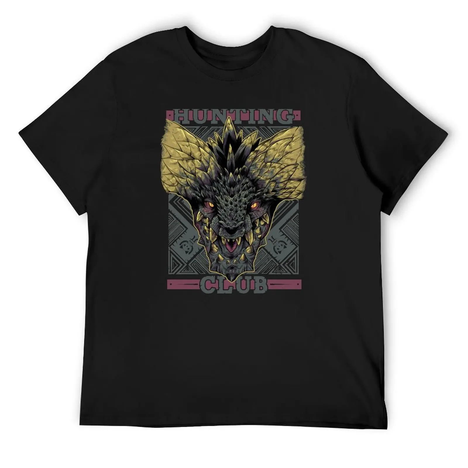 

Hunting Club: Nergigante T-Shirt aesthetic clothes vintage clothes plain black t shirts men